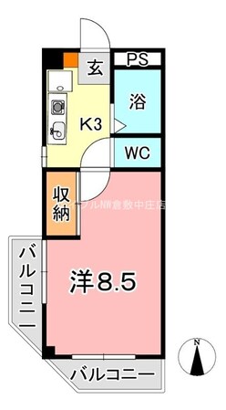 ステーションパレスⅡの物件間取画像